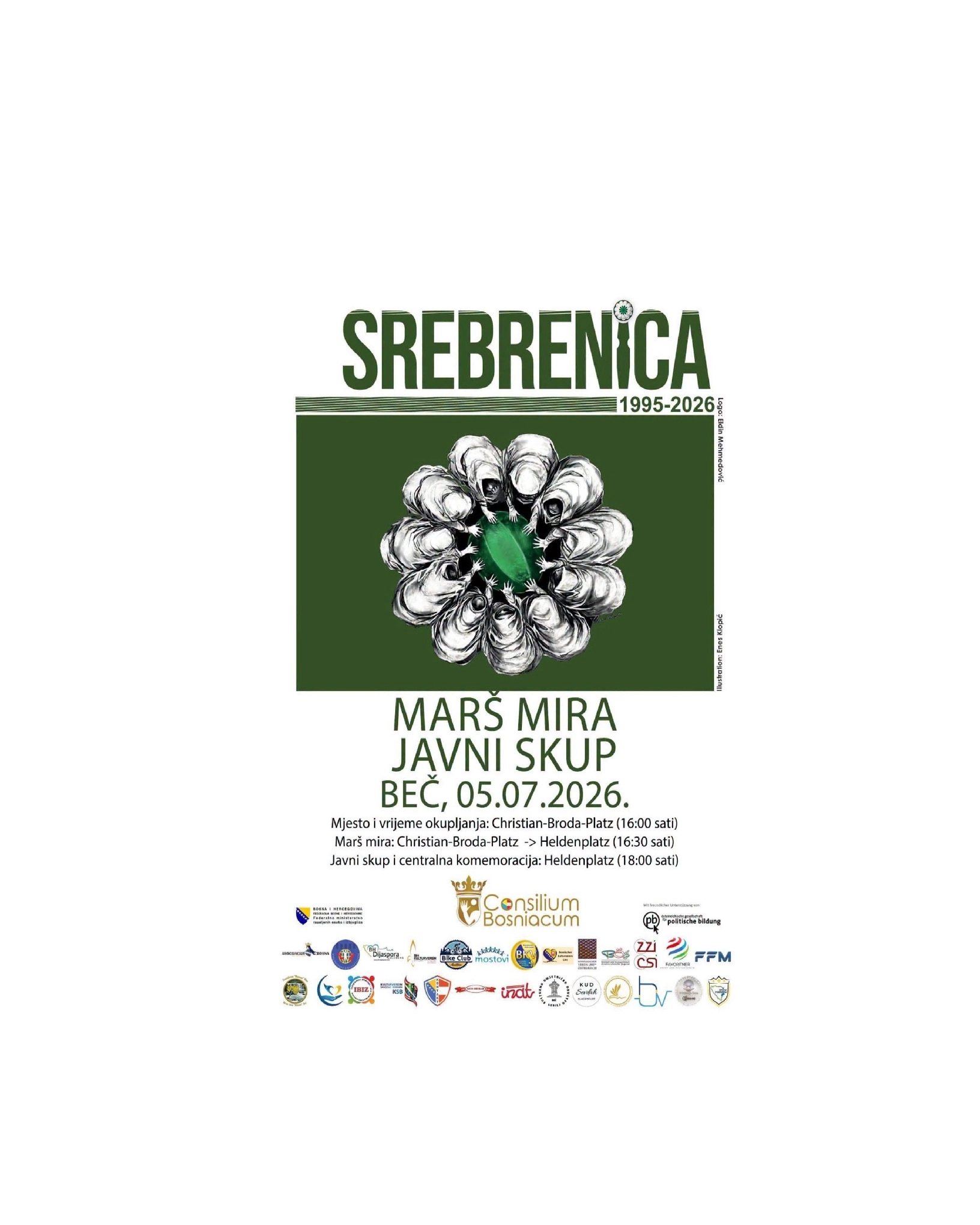 Marš mira i javni skup održat će se u Beču